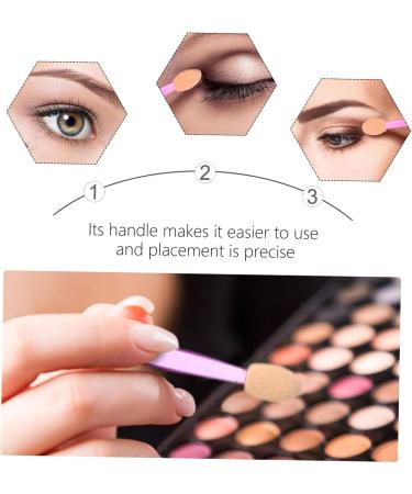 NOLITOY 240 pcs Makeup Dual Eyeshadow Heads Sponge Eye Head Shadow Brush Disposable 6x1x0.8cmx3pcs Assorted Colorx3pcs - Buy Online on GoSupps.com