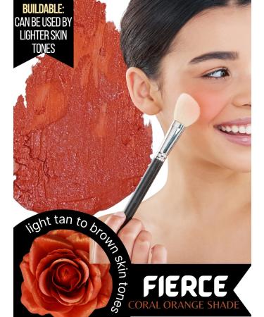 GEM.IN.EYE Cosmetics Blush & Bloom Love Edition Fierce 3D Silk Rose Blush on Powder - Buy Online on GoSupps.com