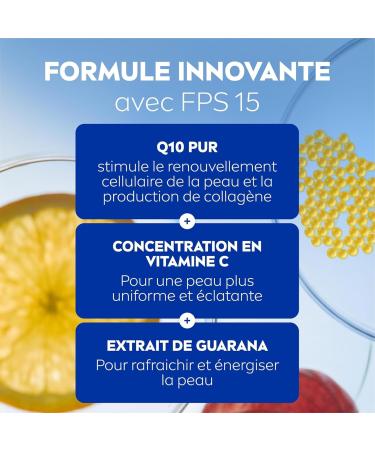 NIVEA Q10 Energy Face Set (1 x 1 pce) - Anti-wrinkle face care - Moisturizing face cream and radiance routine with Vitamin C - Day cream SPF15 + energizing night cream for dull & tired skin - Buy Online on GoSupps.com