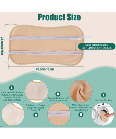 ZHAZHAMO Reusable Oil Pack Wrap - Mess-Free Adjustable & Washable Comfort for Waist - Buy Online on GoSupps.com