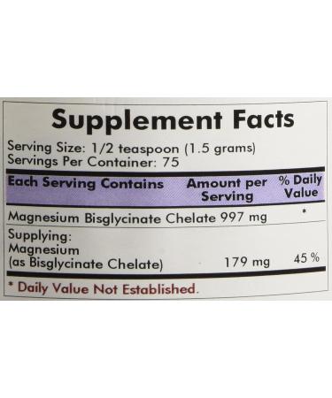 Kirkman Buffered Magnesium Bisglycinate Powder - 4 oz | Promotes Relaxation, Sleep & Muscle Health - Buy Online on GoSupps.com