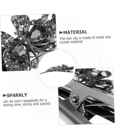 FRCOLOR Alligator Hair Clips Rhinestone Hair Clips Sparkle Hair Clips Hair Bling Hair Clips for Styling Jeweled Hair Clips Glitter Hair Clips Decorative Hair Clips Decorate Gem Metal - Buy Online on GoSupps.com