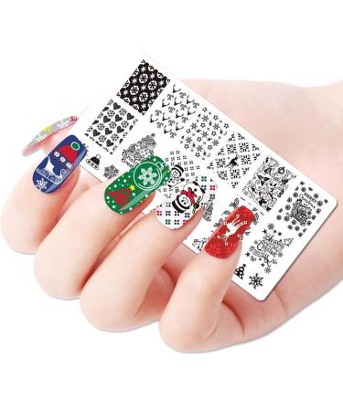 Shop Nail Art for Women | Stainless Steel Nail Stamp Plates | DIY Christmas Tree Designs | Unlimited Selection for Stunning Manicures - Buy Online on GoSupps.com