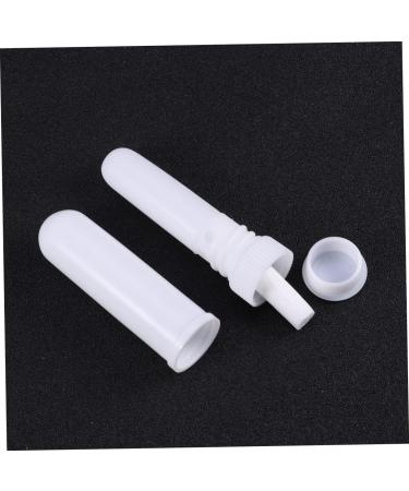 Lurrose 12pcs Essential Oil Inhaler Nasal Tube Diffuser with Blank Cotton Core, Plastic Tubes for Aromatherapy - Buy Online on GoSupps.com