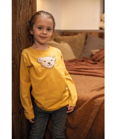 Shop Steiff Unisex Kids Long Sleeve Sweatshirt T-Shirt in Ochre | International Shipping Available - Buy Online on GoSupps.com