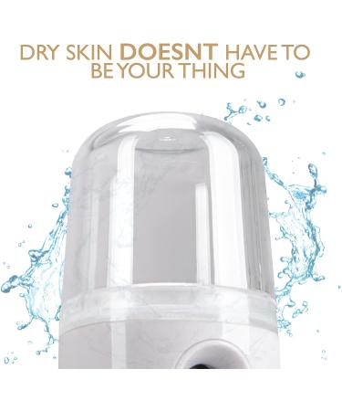 Brookstone Portable Nano Facial Mister | USB Rechargeable Face Mist Spray - Buy Online on GoSupps.com