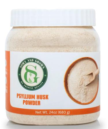 Sownandgrown Psyllium Husk Powder 1.5lb | Easy Mixing Dietary Fiber | Cleanse Your Digestive System | Finely Ground Powder | Ideal for Gluten Free Baking | Non-GMO