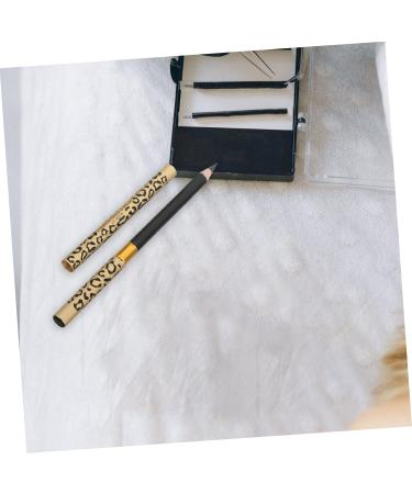 Healeved 6 Pcs Makeup Eyebrow Pencils Tassel Hair Eyebrow Pencil with Brow Brush Eyeliner Puff) Wooden Black 1 count (Pack of 1) Blackx3pcs - Buy Online on GoSupps.com