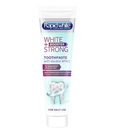 Rapid White WHITE + STRONG BOOSTER Toothpaste 75 ml - Instantly Whiter Teeth Optimal pH Caries Protection - Shop Internationally - Buy Online on GoSupps.com