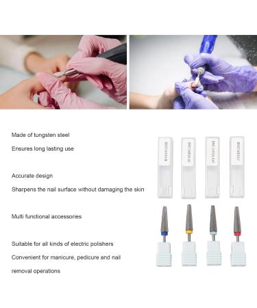 Nail Grinding Head Tungsten Steel Nail Drill Bit Accessory for Manicure Electronic Grinder - Buy Online on GoSupps.com