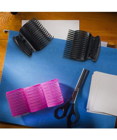 12 Black Hot Roller Clips for Women's Hair Styling - Replacement Claw Clips for Hair Curlers - Buy Online on GoSupps.com