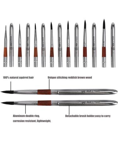 A&K L'YDIA 7PCS Travel Artist Brushes Set - Professional Watercolor, Gouache, Acrylic - Portable Compact Design - Anti-Shedding Synthetic Squirrel Hair - Miniature Detailing - Detachable Handles - Buy Online on GoSupps.com