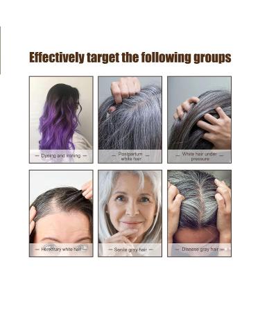 DARKA Anti-Greying Hair Serum - Organic Ganoderma Nutrient Grey Reverse Essence - Natural Hair Darkening Serum (3PCS) - Buy Online on GoSupps.com