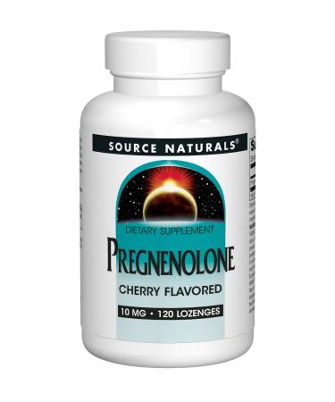 Source Naturals Pregnenolone Cherry Flavored 10 mg 120 Lozenges
