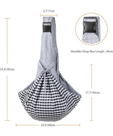 Coolzon Breathable Dog Carrier Bag for Small Pets - Adjustable Shoulder Strap Holds Up to 7kg - Ideal for Dogs & Cats - Buy Online on GoSupps.com