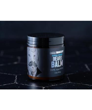 Hypoallergenic Nut-Free Beard Balm | 100% Natural No Synthetics | Light Hold & Conditioning | Seed-Based Oils (Unscented - Buy Online on GoSupps.com