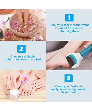 Pedi Replacement Rollers Compatible with Amope Pedi Perfect Refills - 5/10/20Pcs for Electronic Foot File - Foot Scrubber Callus Remover Rollers - Buy Online on GoSupps.com