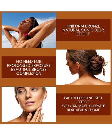 Self-Tanning Serum Drops for Body & Skin | Natural-Looking Tan | Browning Drops - Intensive Bronze 30ml - Buy Online on GoSupps.com
