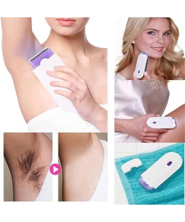 Silky Smooth Hair Eraser - Rechargeable Laser Hair Removal Tool for Women | Painless Epilator for Soft, Silky Skin on Any Body Part - Buy Online on GoSupps.com
