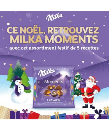 MILKA Moments - Assortment of 17 Milk Chocolate Pralines - Mix of 5 Flavors: Alpine Milk Hazelnut Caramel Caramel Hazelnut - Buy Online on GoSupps.com