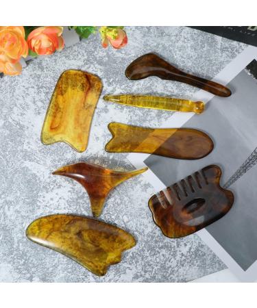 Healifty Gua Sha Massage Tool 8 Pack - Best for Facial Flexion & Trigger Point Relief | International Shipping Available - Buy Online on GoSupps.com