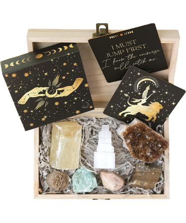 Healing Crystals Set with Daily Affirmation Cards - Manifestation Crystals and Stones. Authentic Gemstones and Crystals Sets for Beginners. Chakra Stones and Energy Crystals for Witchcraft Supplies Prosperity Crystals Withâ¦ - Buy Online on GoSupps.com