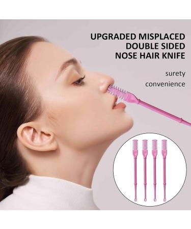 2-in-1 Manual Nose Hair Trimmer & Ear Picker | 360 Rotating Nasal Hair Cutter for Men & Women - Green - Buy Online on GoSupps.com