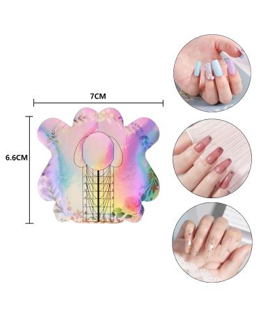 120 Butterfly Nail Stencils - Self-Adhesive Colorful Templates for Gel Nails & Extensions - International Shipping - Buy Online on GoSupps.com