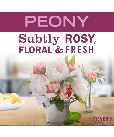 MRS. MEYER'S CLEAN DAY Hand Soap, Made with Essential Oils, Peony, 12.5 fl. oz - Pack of 3 - Buy Online on GoSupps.com
