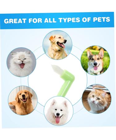 Levemolo 1pc Pet Single Head Toothbrush Brush Teeth Care Brush Dog Toothpaste Plastic - Buy Online on GoSupps.com