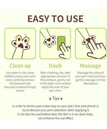 Balm Moisturizing cream for dogs foot care soothing butter for dry cracks and stressed skin regeneration pampering puppy winter travel home - Buy Online on GoSupps.com
