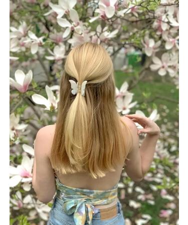 6 PCS Small Butterfly Hair Claw Clips - No-Slip Tortoise Jaw Clips for Thin Hair - Colorful Sequins Barrettes for Women and Girls - Buy Online on GoSupps.com