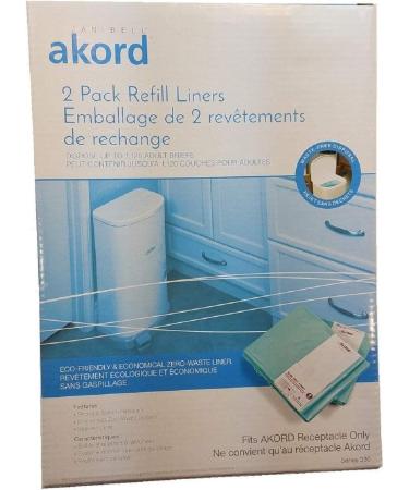 AKORD 2-Pack Liner Refills for AKORD 330 Model - Convenient and Durable Waste Disposal Solution - Buy Online on GoSupps.com