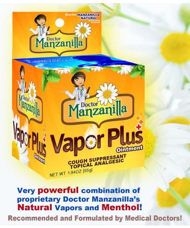 Doctor Manzanilla Vapor Plus - Natural Relief for Congestion and Sinus Problems - Buy Online on GoSupps.com