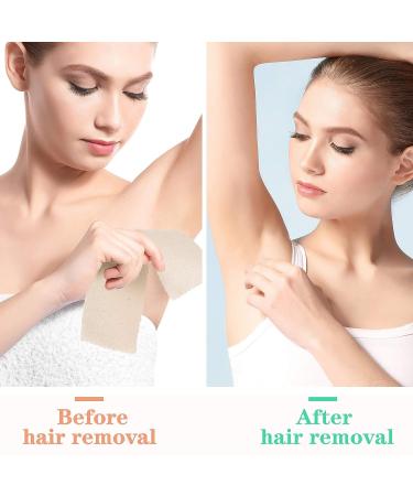 250 Piece Muslin Wax Strips and Sticks Kit for Hair Removal - Includes 100 Epilating Strips and 150 Wooden Applicator Sticks - Buy Online on GoSupps.com