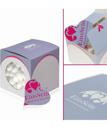 EinsSein 1kg wedding dragees chocolate balls Mix 1 cm small white-gold shiny | Baptism dragees girl boy communion at - Buy Online on GoSupps.com