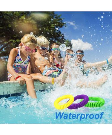 21 Pack Waterproof Mosquito Repellent Bracelets | Individually Wrapped Bug Wristbands for Kids & Adults - Perfect for Outdoor Activities - Buy Online on GoSupps.com