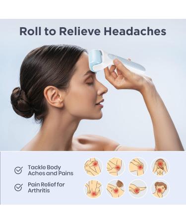 ELEVATE Ice Roller Beauty Face Eye Body Massager Portable ice face roller for Face & Eye under Eye Puffiness Cooling Therapy face ice roller Skin Tightening Reduce Wrinkles Dark Circles Muscle Pain - Buy Online on GoSupps.com