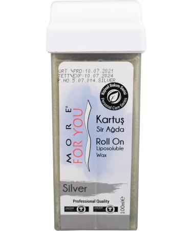 More for You Silver Waxing Pads - 100ml Roll-On Depilatory Wax - Hair Removal Spatrons (12 Pack) - International Shipping - Buy Online on GoSupps.com