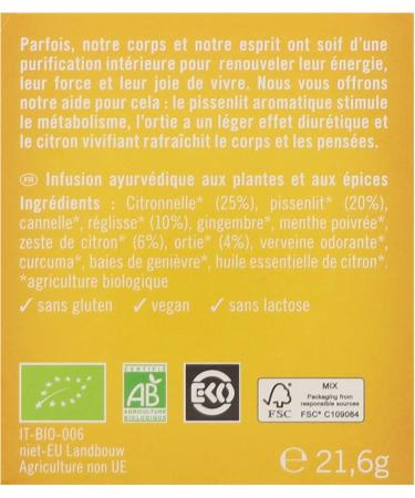  Yogi YOGI BIO Detox Energy 21.6 g - Buy Online on GoSupps.com