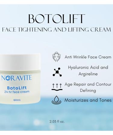 Botolift Face Tightening Cream - Anti-Wrinkle Moisturizer with Hyaluronic Acid & Argireline | Age Repair | Made in Greece - International Shipping Available - Buy Online on GoSupps.com