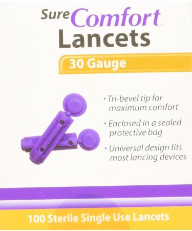 Sure Comfort Universal Lancet 30g 100 Count