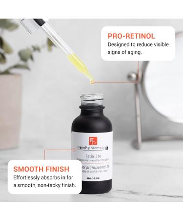 Buy French Pharmacy RetRx 314 Retinol Serum | Anti-Aging Skin Renewal | Women's Face Serum for Elasticity Plumpness & Brightness | 1oz - Ship Internationally - Buy Online on GoSupps.com