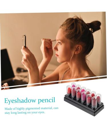 Beatifufu 12pcs Eye Shadow Stick Suit Natural Eyeshadow Pencil Eye Shadow Tool Makeup Pen Lipstick Pearlescent - Buy Online on GoSupps.com