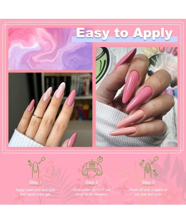 Lavender Violets 15ml Gel Nail Polish | UV LED Soak Off | Salon Quality Carnation A0025 - Buy Online on GoSupps.com