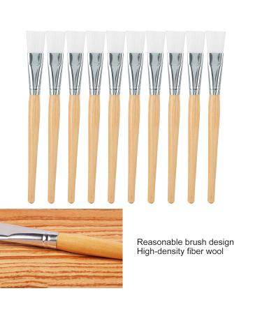Buy Wooden Mask Brush - Soft Hair Facial Mask Applicator for DIY Skin Care | Bulk Clay Mask Brushes with Wooden Handle - Buy Online on GoSupps.com
