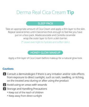 Atomy Derma Real Cica Cream - Korean Skincare for Sensitive Skin Skin Barrier Moisturizing - Buy Online on GoSupps.com