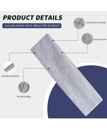 Women's Elastic Sweat Headbands | Soft Fabric Hair Wraps for Workout, Yoga, Running | Thin Hair Bands for Girls - Buy Online on GoSupps.com