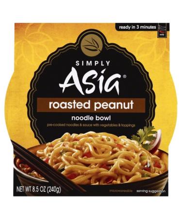 Simply Asia Roasted Peanut Noodle Bowl - 8.5 Oz | Delicious Asian Meal - Buy Online on GoSupps.com