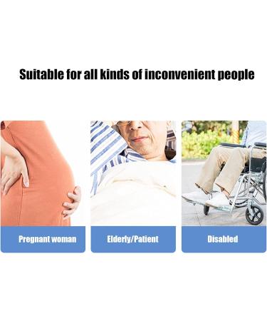 Toilet Paper Wiping Aids for Mobility Support | Comfort Self-Help Toilet Aids for Seniors Pregnant Women & Patients - Black - Buy Online on GoSupps.com